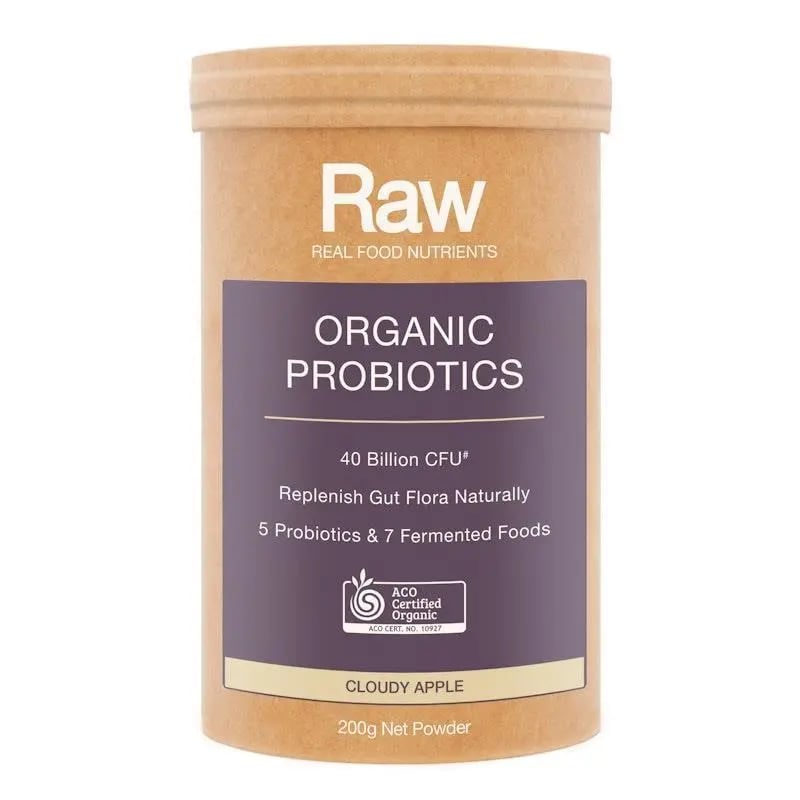 Amazonia Raw - Real Food Nutrients Organic Probiotics Cloudy Apple