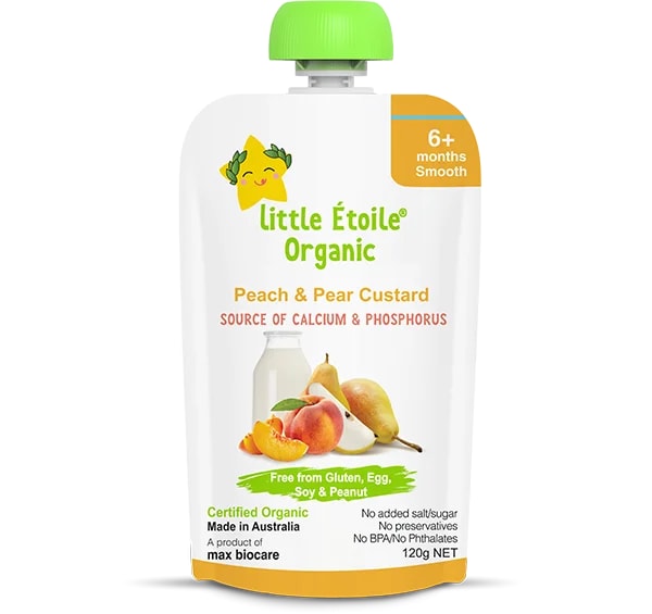 Little Etoile Organic - Peach & Pear Custard