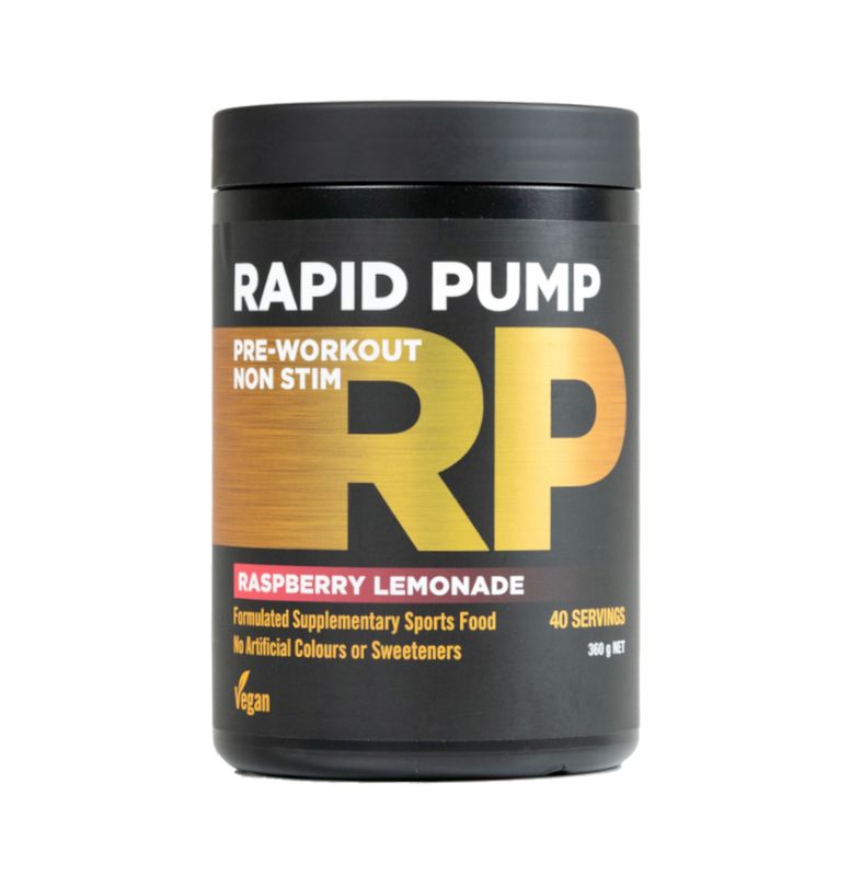 Rapid Pump - Pre-Workout Non Stim (Raspberry Lemonade)