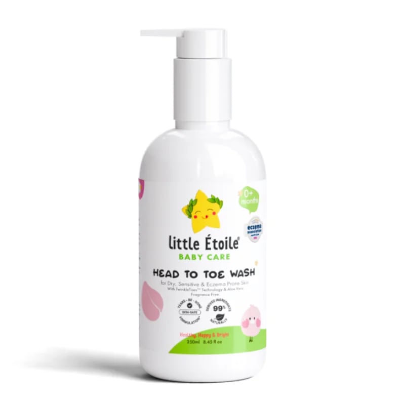 Little Etoile Baby Care - Head to Toe Wash for Dry, Sensitive & Eczema-Prone Skin (0+ Months)
