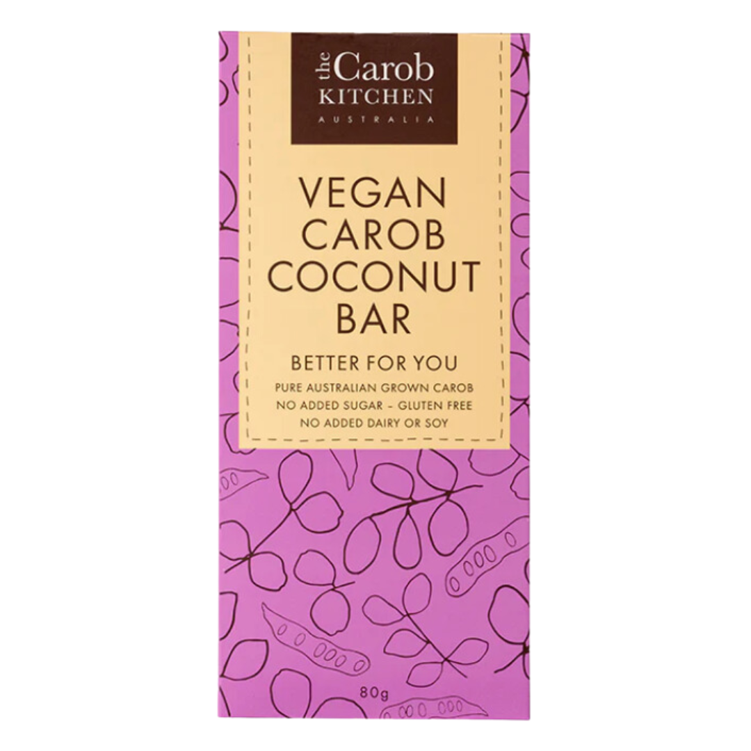 The Carob Kitchen - Vegan Carob Coconut Bar