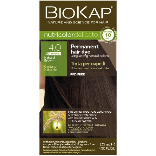 BioKap - Nutricolor Delicato Rapid (4.0 Natural Brown)