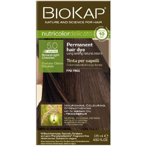 BioKap - Nutricolor Delicato Rapid (5.0 Natural Light Chestnut)