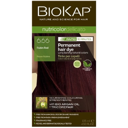 BioKap - Nutricolor Delicato Rapid (6.66 Ruby Red)