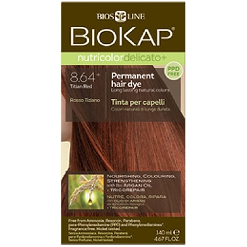 BioKap - Nutricolor Delicato+ (8.64+ Titian Red)