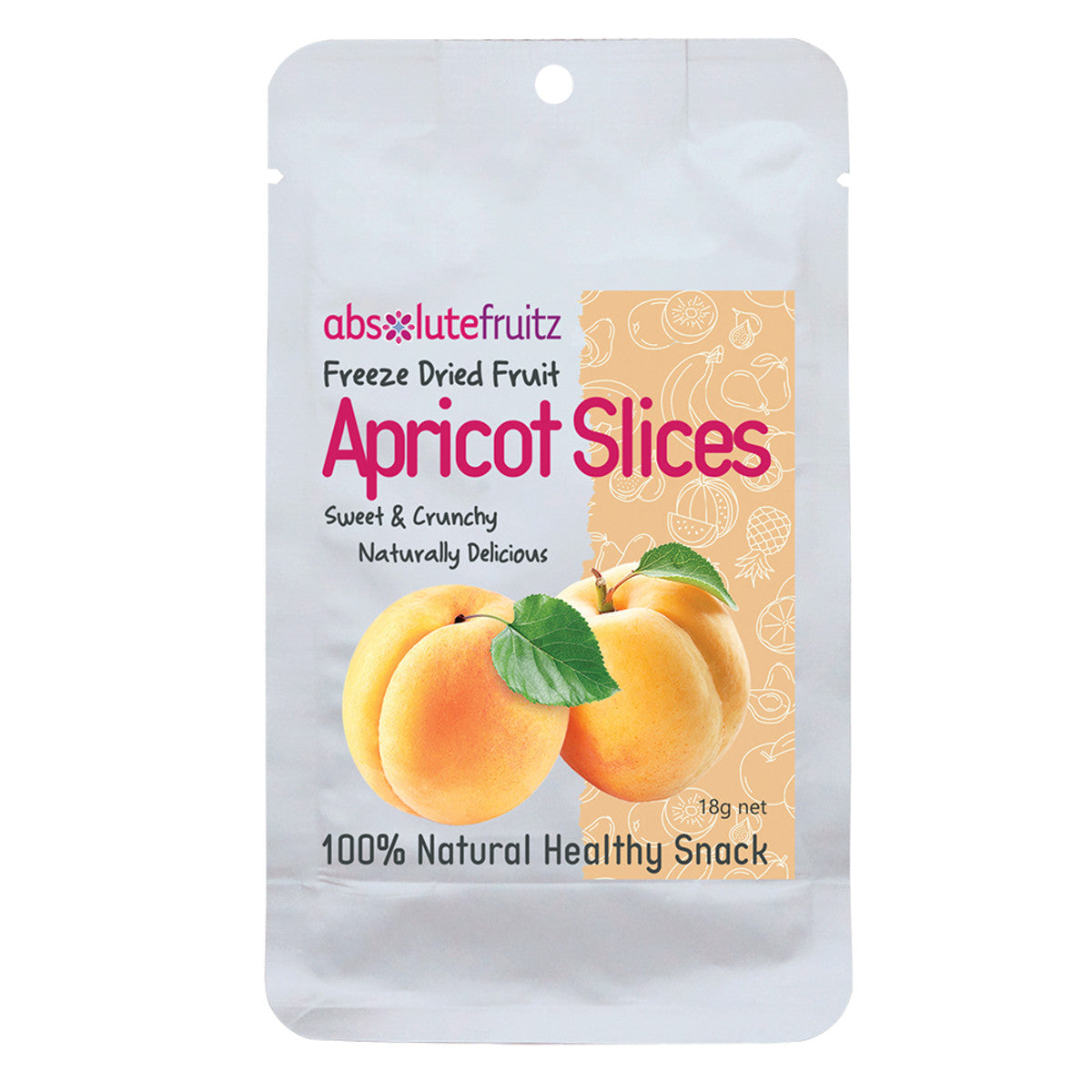 Absolutefruitz - Freeze Dried Apricot Slices 18G