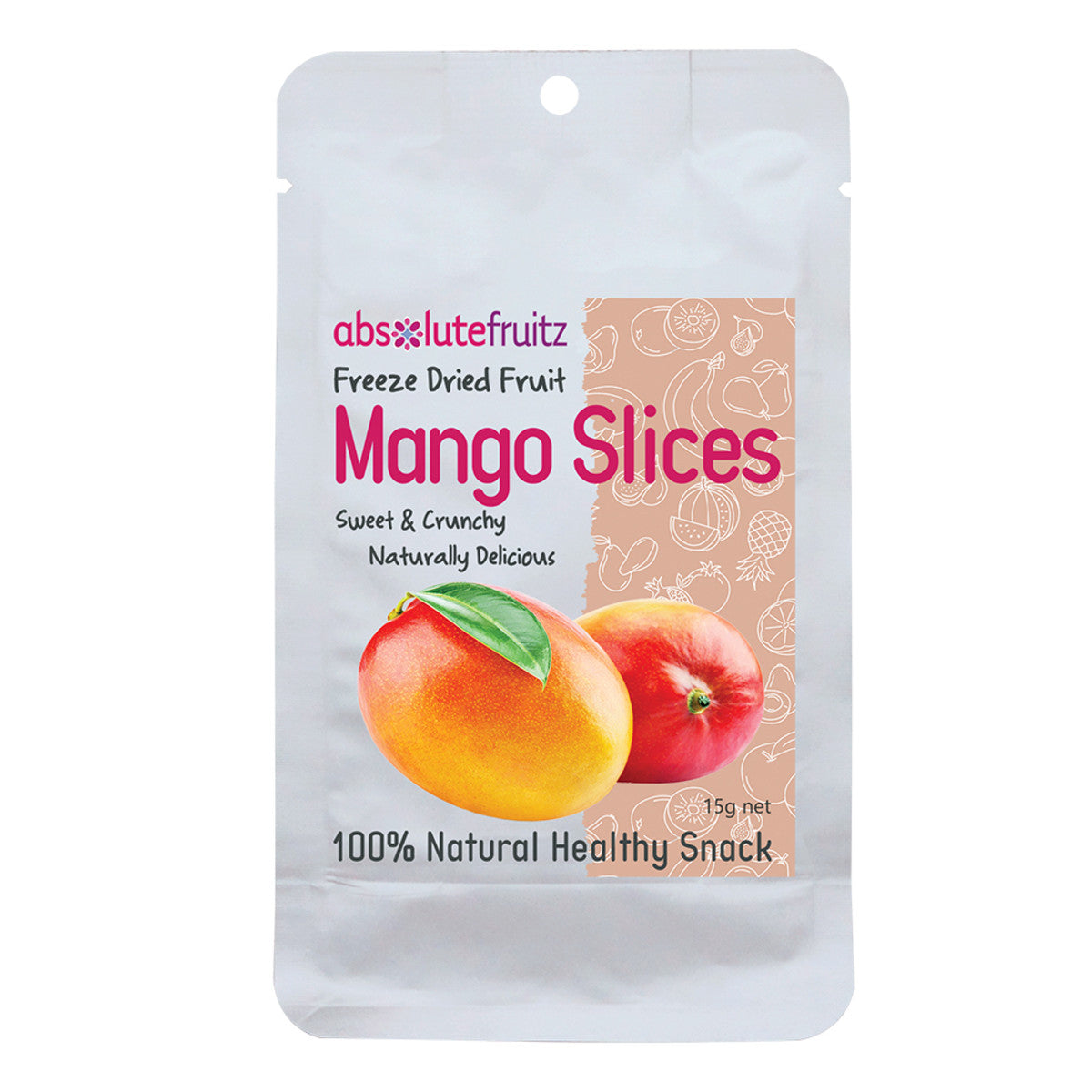 Absolutefruitz - Freeze Dried Mango Slices 15G
