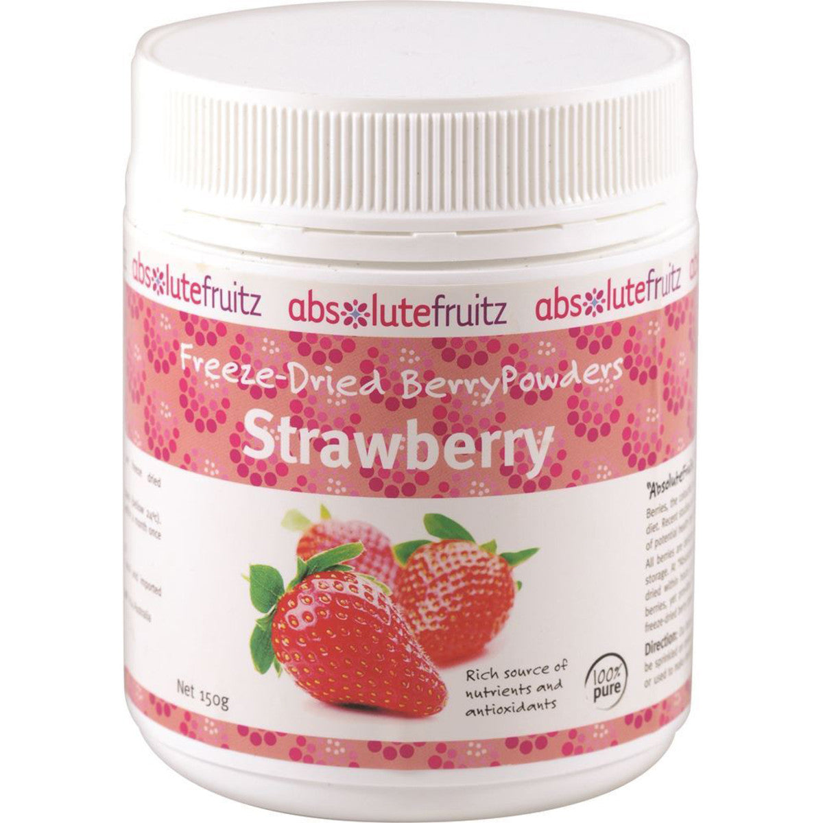 Absolutefruitz - Freeze Dried Strawberry Powder 150G