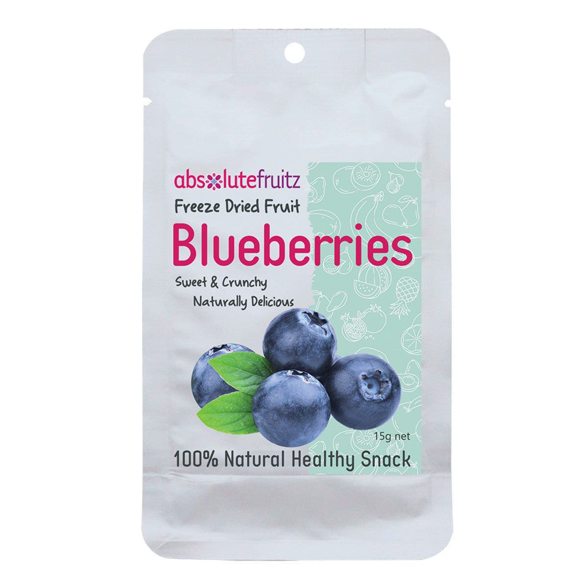 Absolutefruitz - Freeze Dried Whole Blueberries 15G