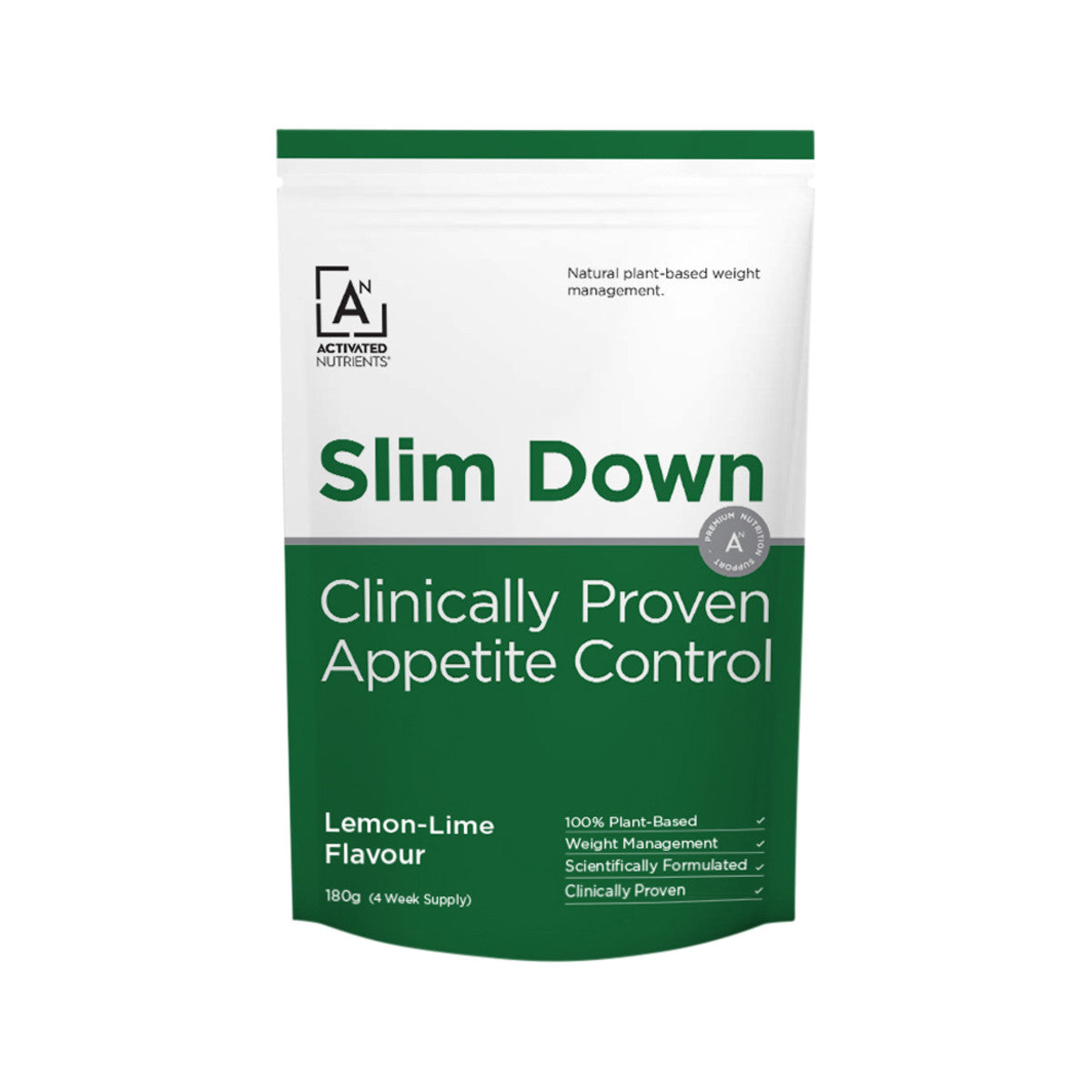 Activated Nutrients - Slim Down Lemon Lime 45G