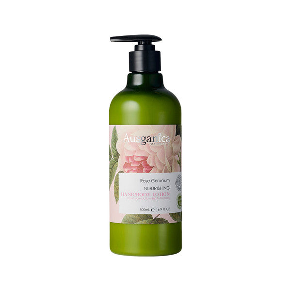 Ausganica - Rose Geranium Hand Body Lotion