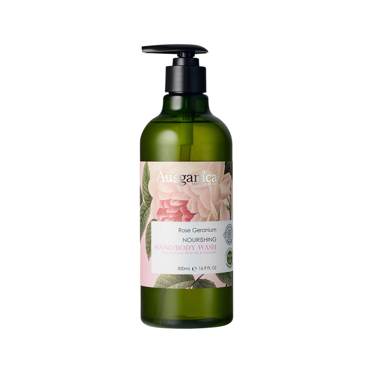 Ausganica - Rose Geranium Hand Body Wash