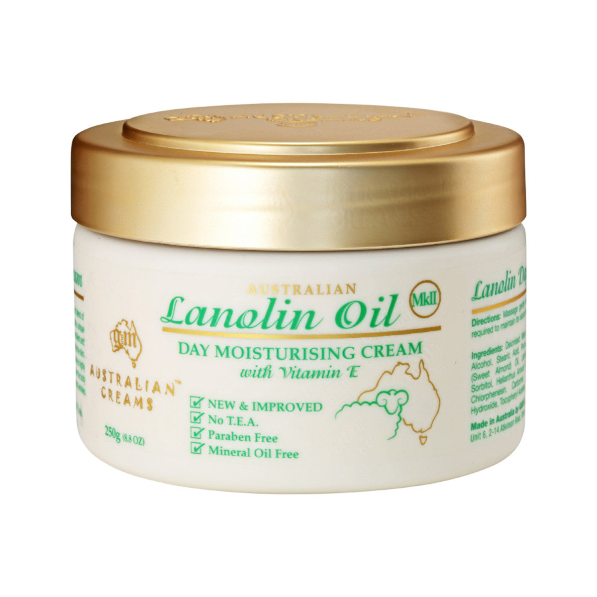 Australian Creams MkII - Lanolin Oil Day Moisturising Cream with Vitamin E