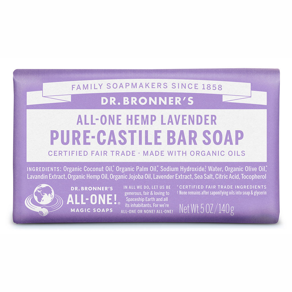 Dr. Bronner's - Pure-Castile Bar Soap (Hemp All-One) Lavender
