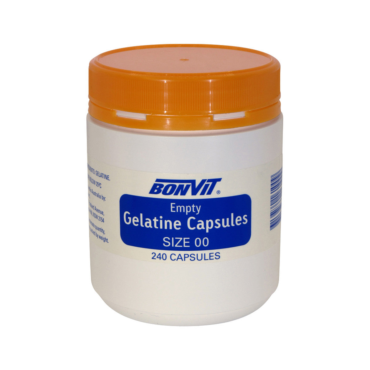 Bonvit - Empty Gelatine Capsules Size '00'