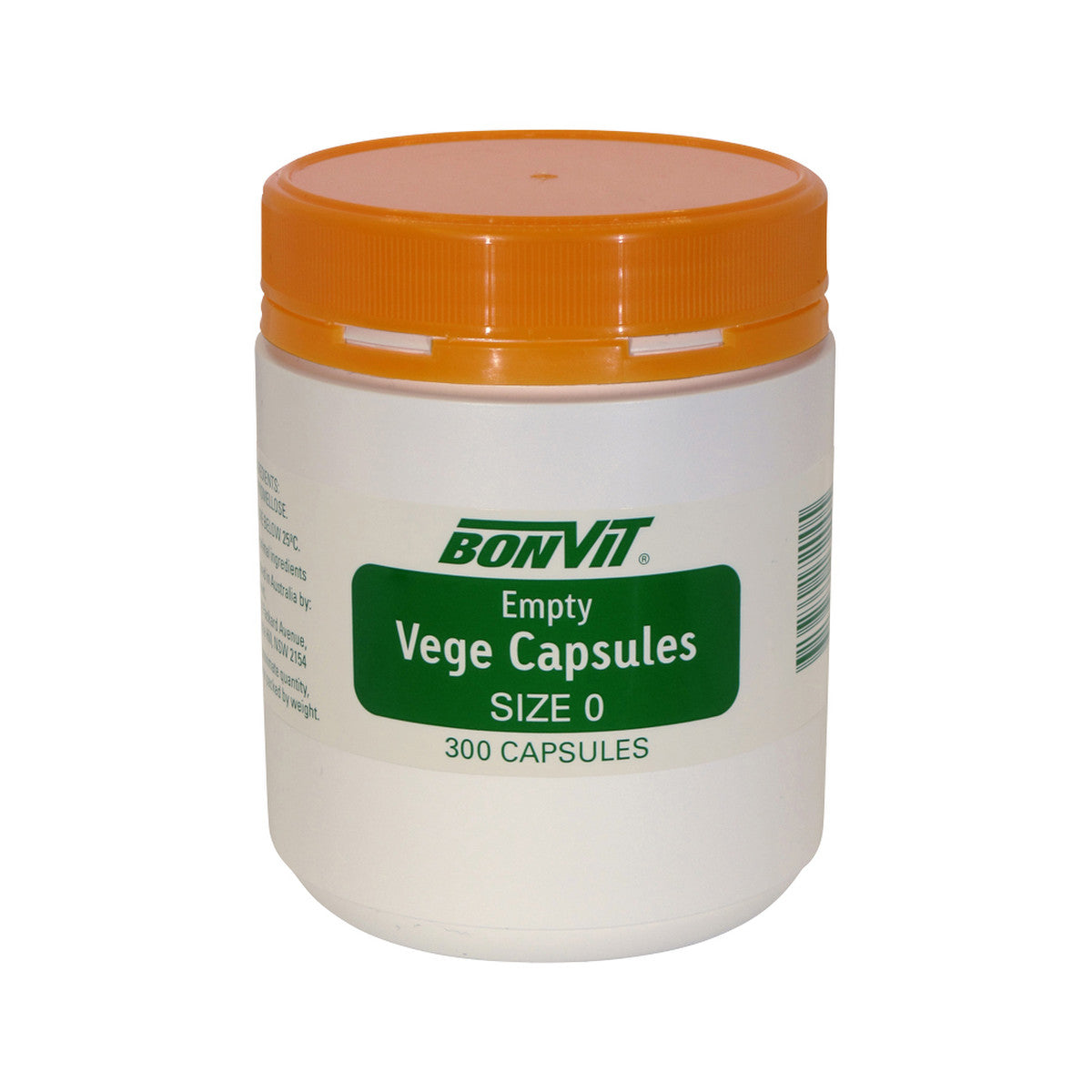 Bonvit - Empty Vege Capsules Size '0'