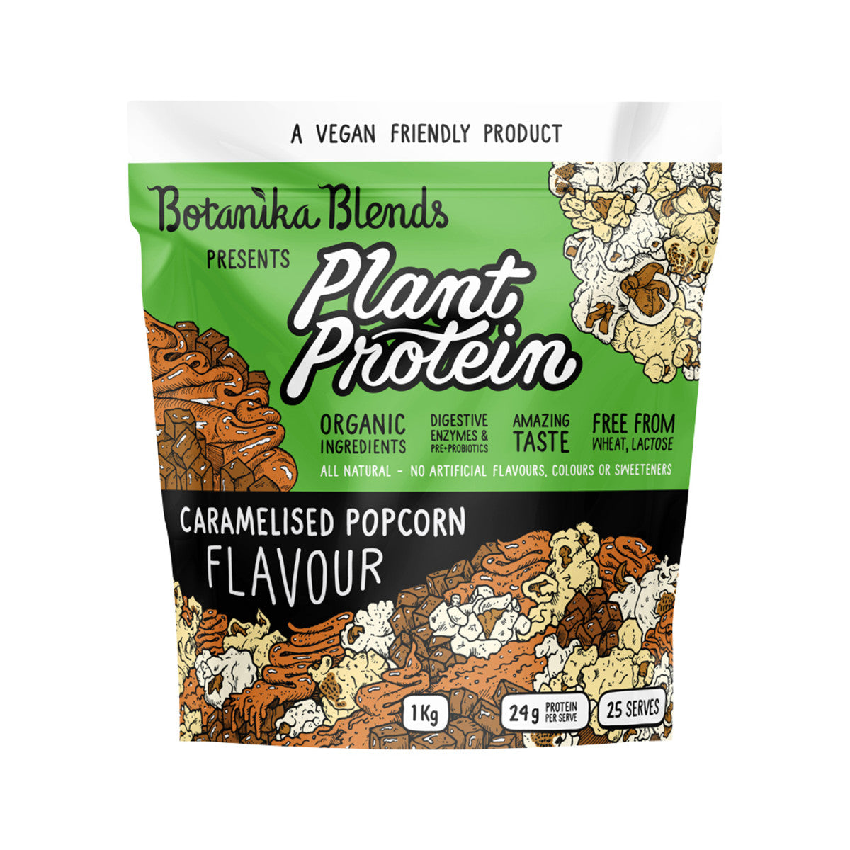 Botanika Blends - Plant Protein Caramelised Popcorn