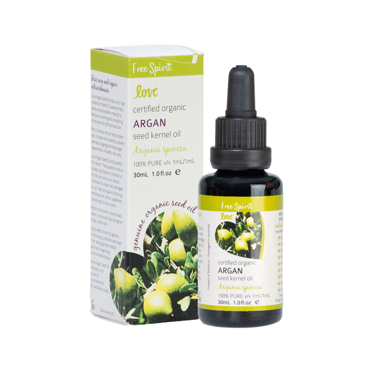 Byron Bay (Free Spirit) - Love Oils Organic Argan Seed Kernel Oil