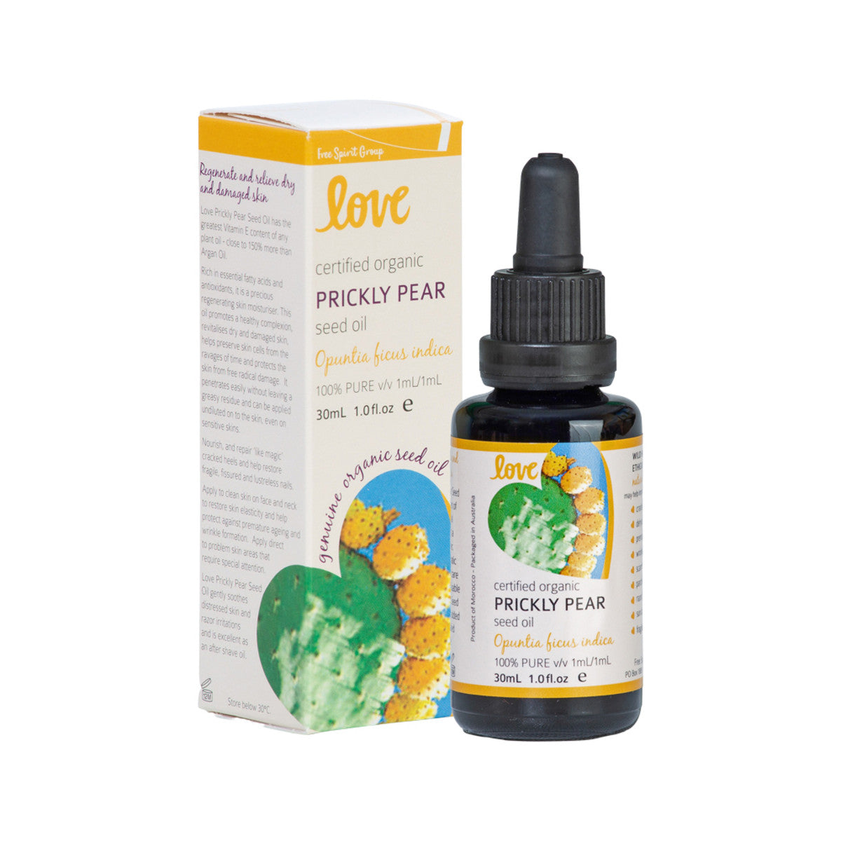 Free Spirit - Love Organic Prickly Pear Seed Oil