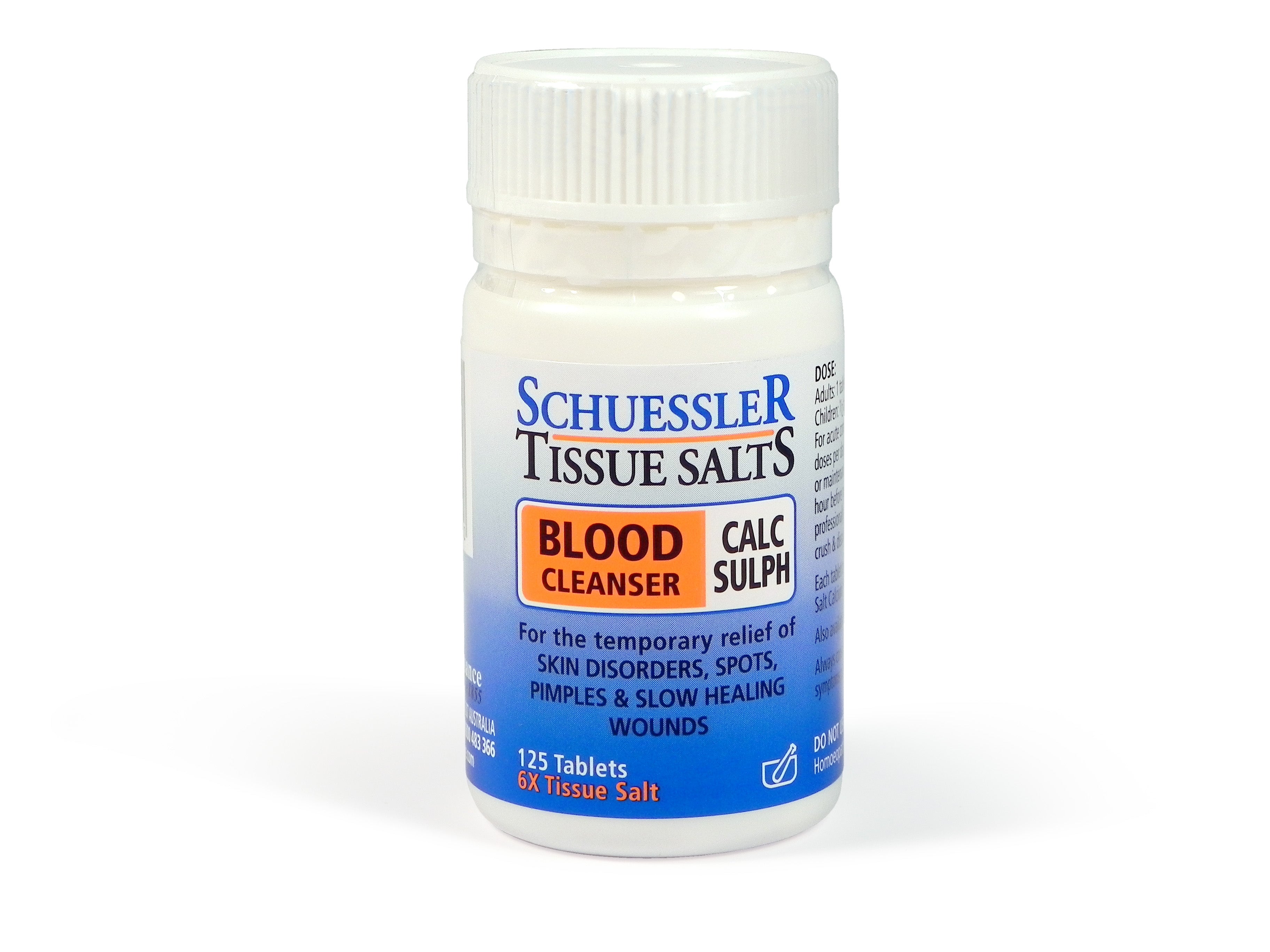 Schuessler Tissue Salts - Calc Sulph (Blood Cleanser)