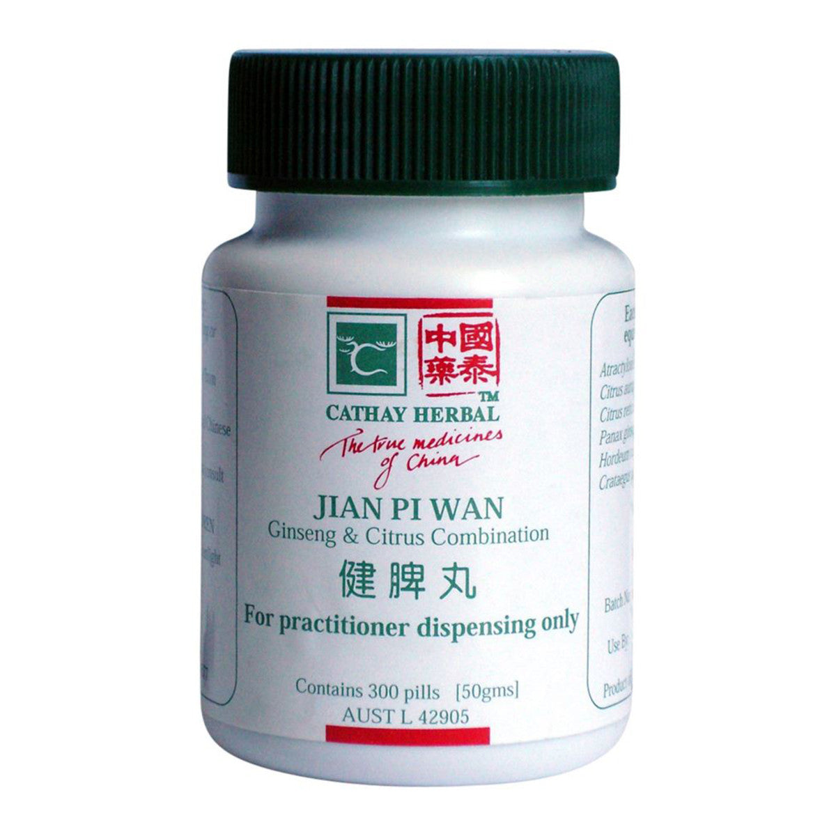 Cathay Herbal - Ginseng and Citrus Combination pill