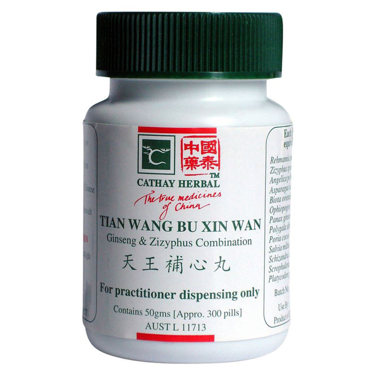 Cathay Herbal - Ginseng and Zizyphus Combination pill