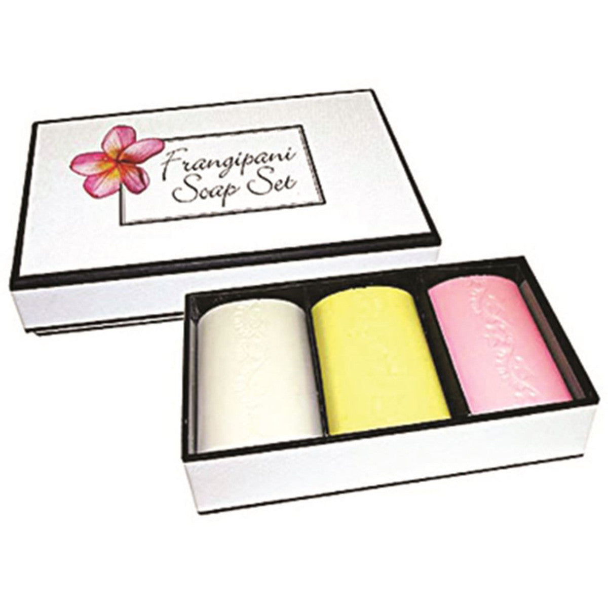 Clover Fields - Frangipani Soap Boxed 100g x 3 Pack