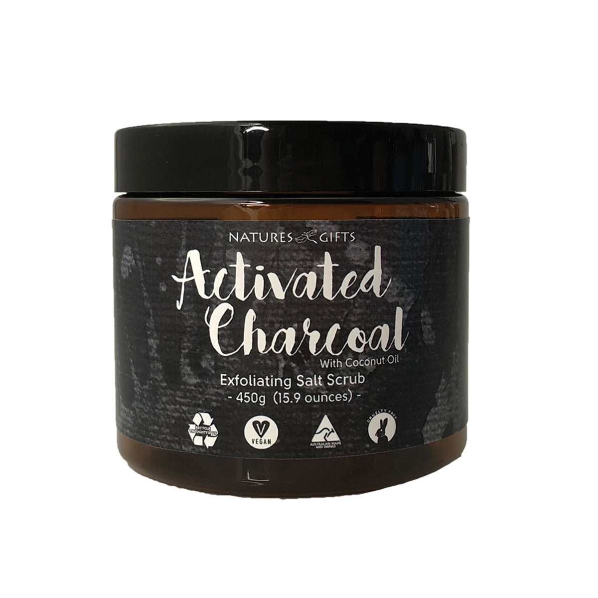Clover Fields - N. Gifts Activ Charcoal Exfol Salt Scrub