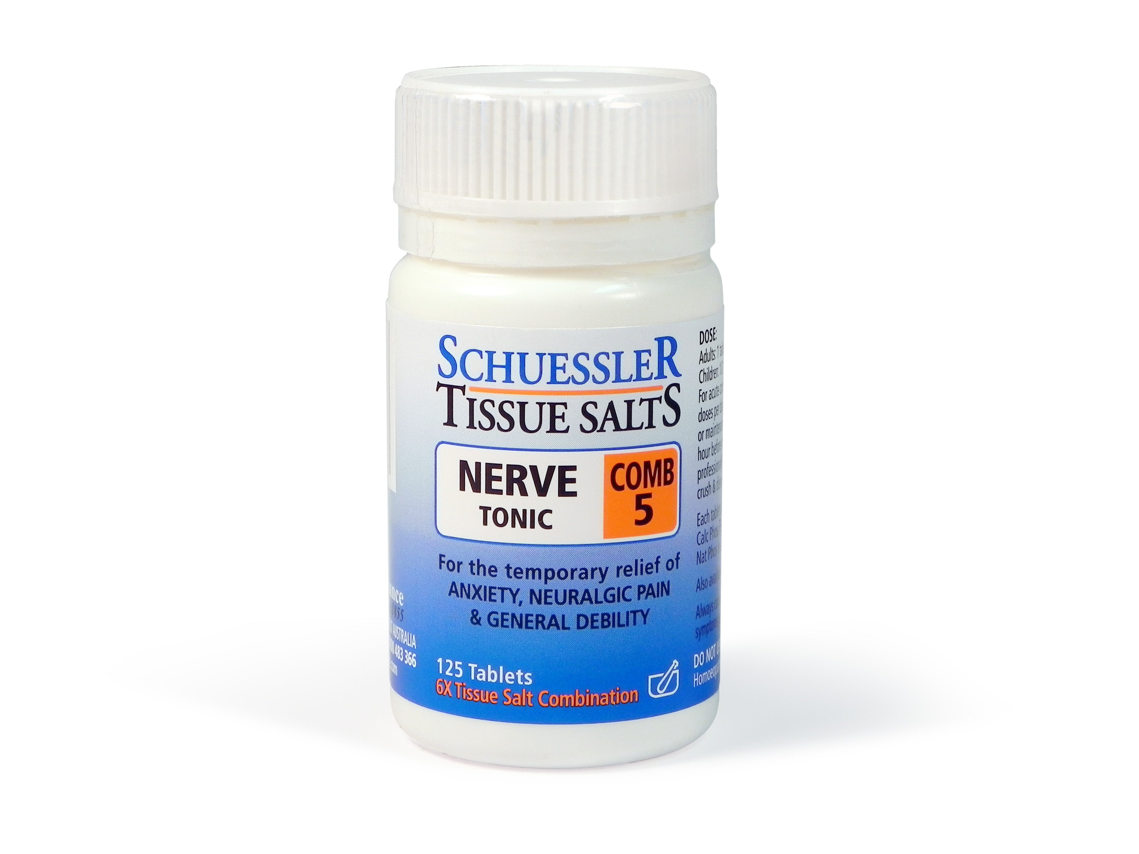 Schuessler Tissue Salts - Comb 5 (Nerve Tonic)
