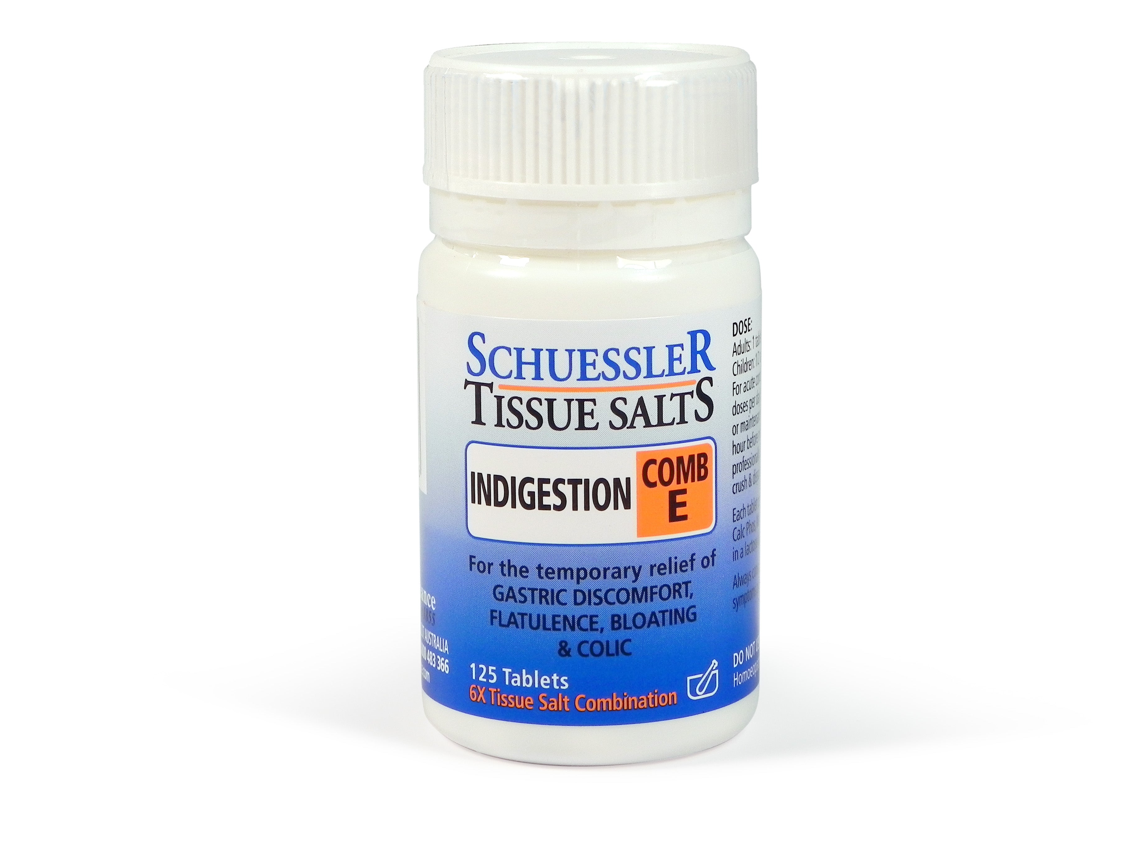 Schuessler Tissue Salts - Comb E (Indigestion)