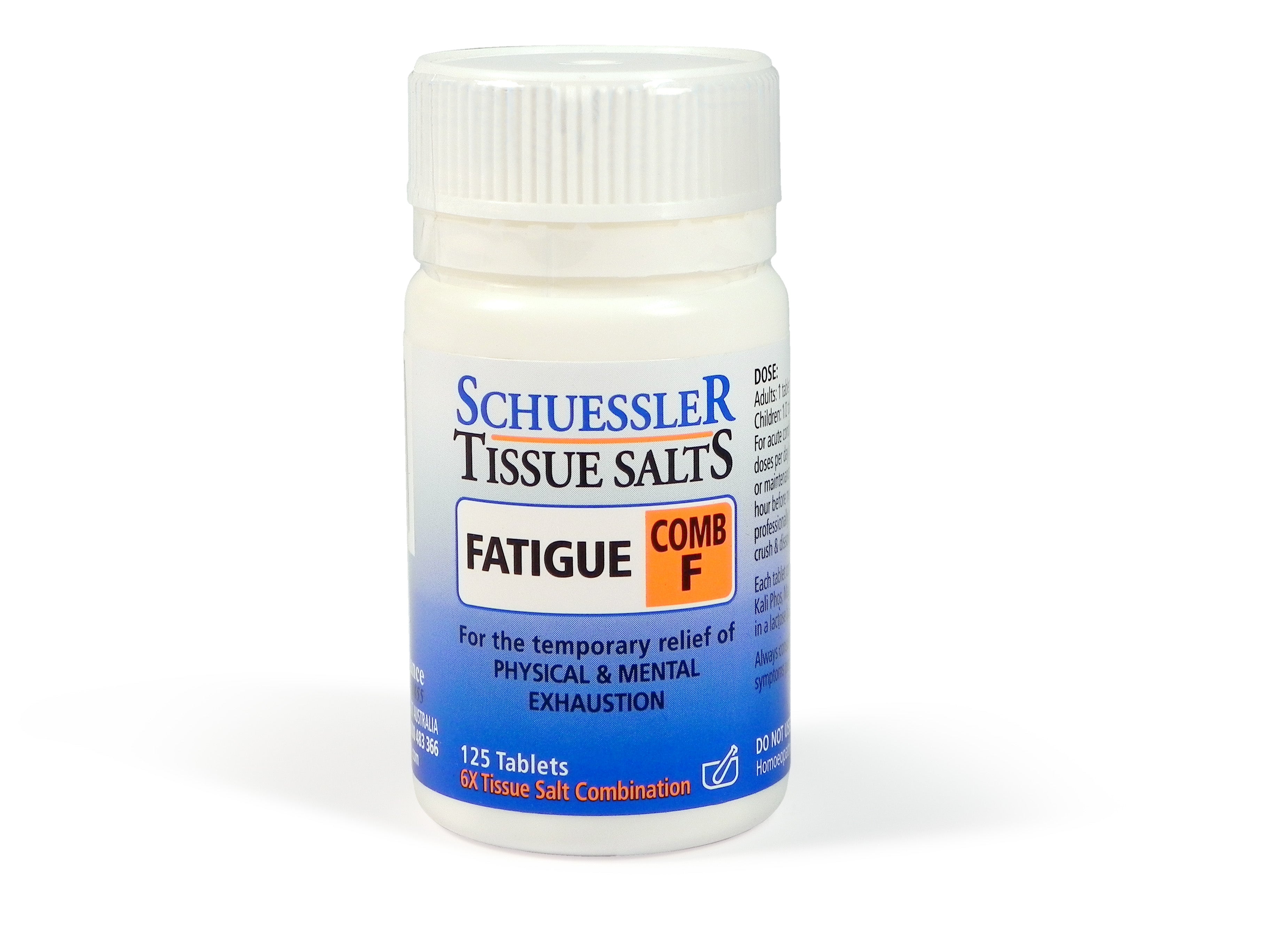 Schuessler Tissue Salts - Comb F (Fatigue)