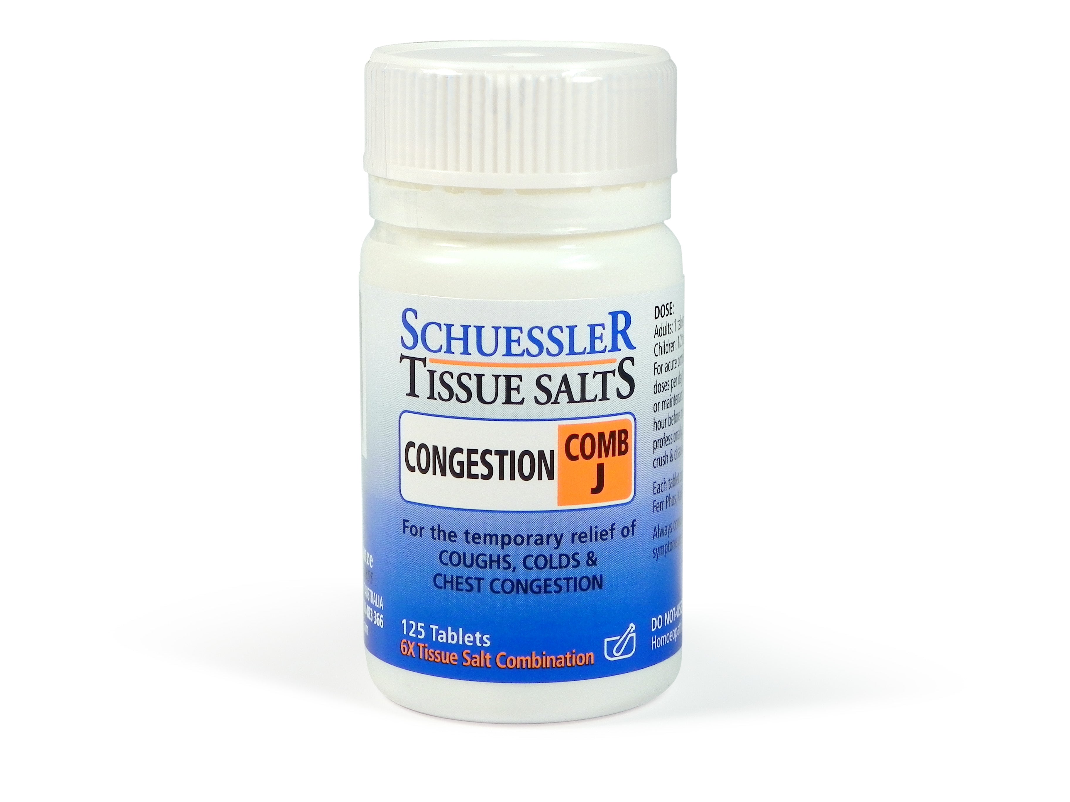 Schuessler Tissue Salts - Comb J (Congestion)
