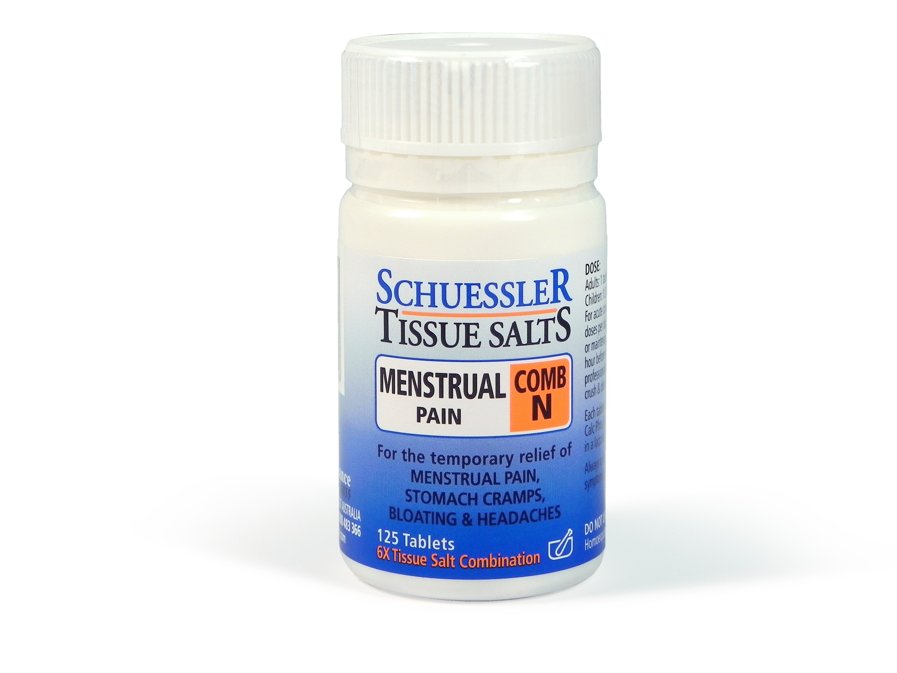 Schuessler Tissue Salts - Comb N (Menstrual Pain)