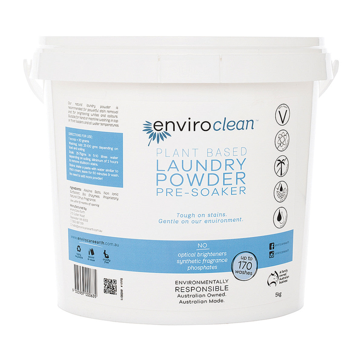 EnviroClean - Laundry Powder and PreSoaker 5kg
