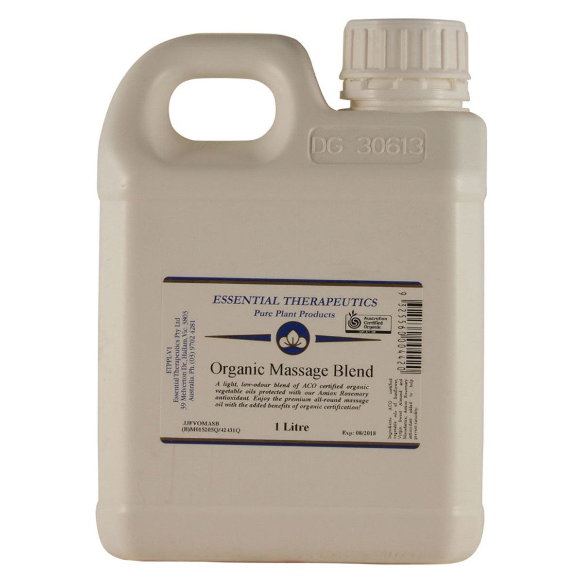 ESSEN THERAP MASSAGE OIL BLEND ORGANIC 1L