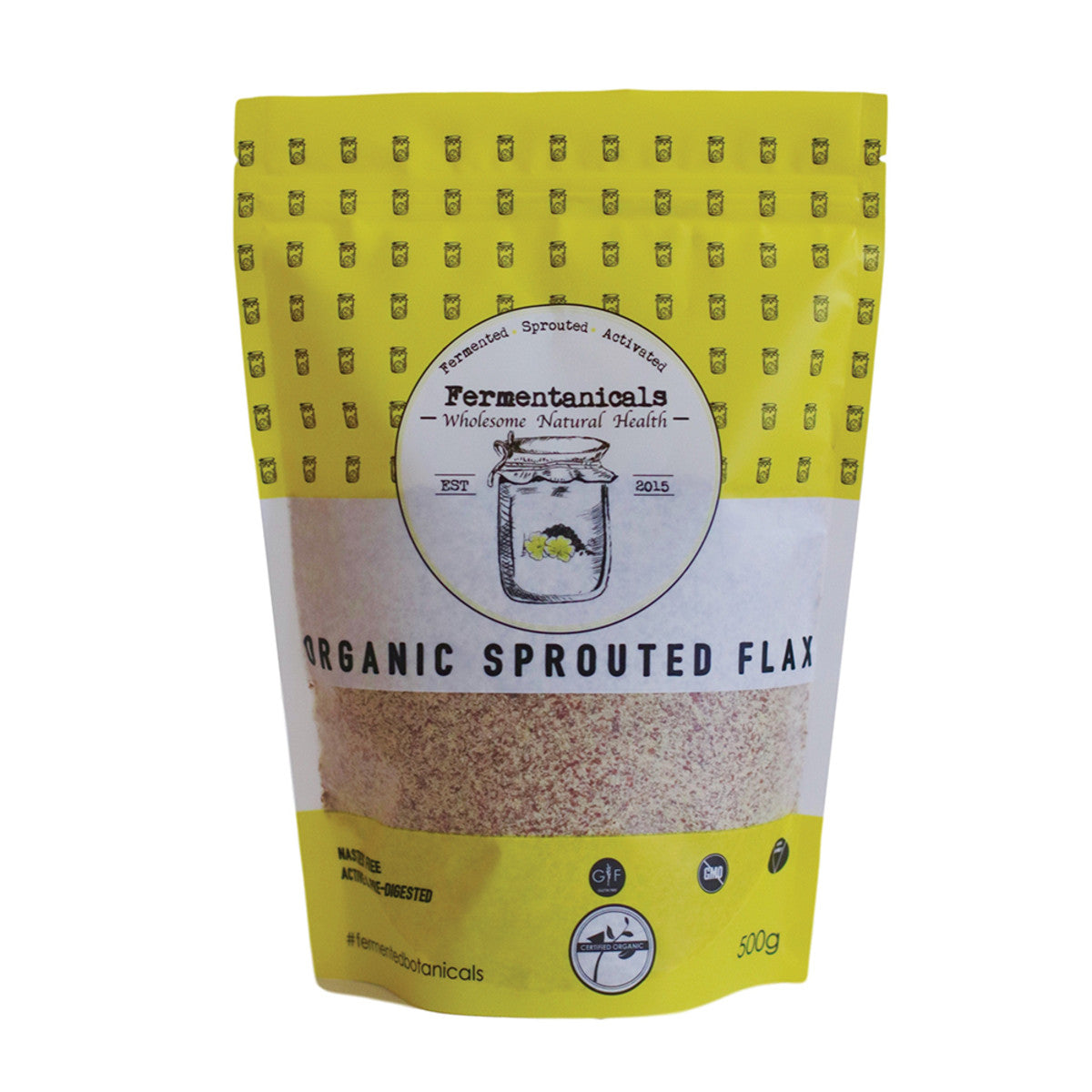 Fermentanicals - Organic Sprouted Flax Ground 500g