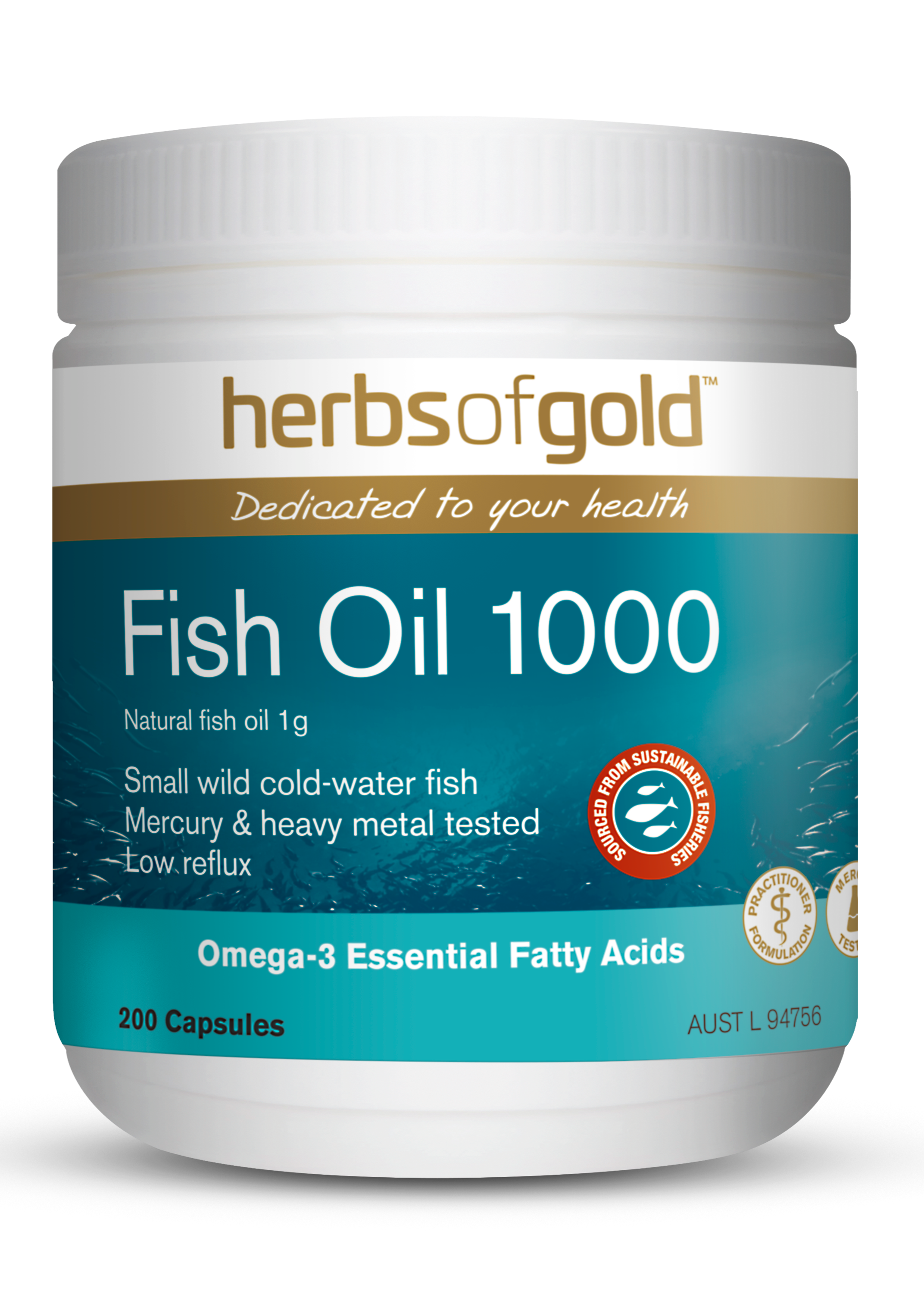 Herbs of Gold - Fish Oil 1000