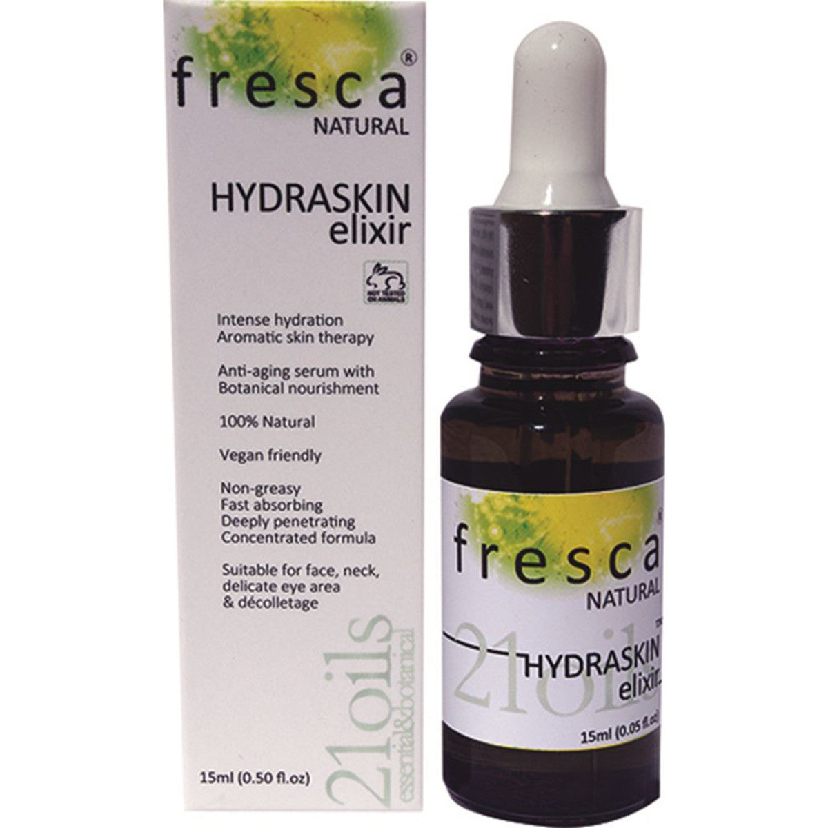 Fresca Natural - Hydraskin Elixir (Anti-Aging Serum with 21 Oils) 15ml