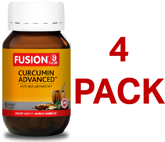 Fusion Health - Curcumin Advanced 60 Tablets - 4 Pack - $35.70 each