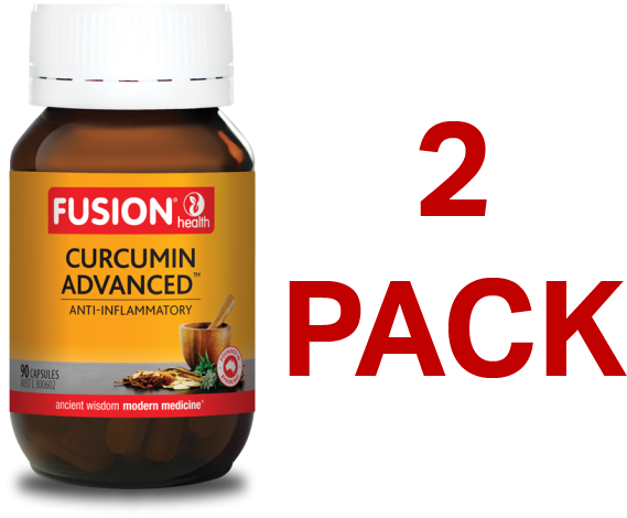 Fusion Health - Curcumin Advanced 90 Tablets - 2 Pack - $47.50 each