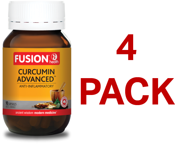 Fusion Health - Curcumin Advanced 90 Tablets - 4 Pack - $43.50 each