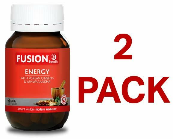Fusion Health - Energy 60 Tablets - 2 Pack - $34.00 each