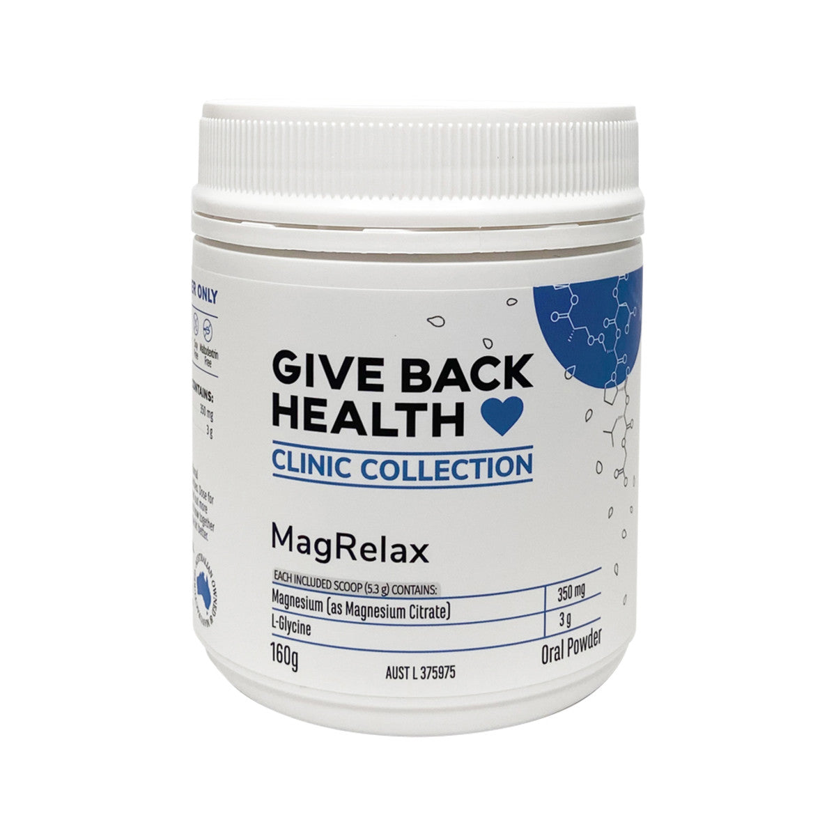 Give Back Health Clinic Collection - MagRelax Oral Powder