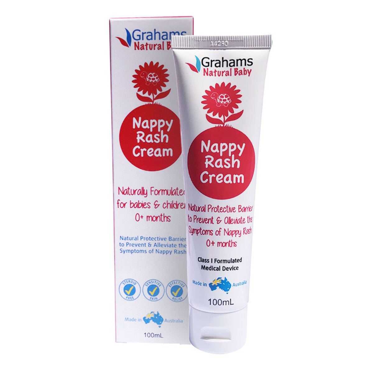 GRAHAMS NATURAL BABY NAPPY RASH CREAM 100ML