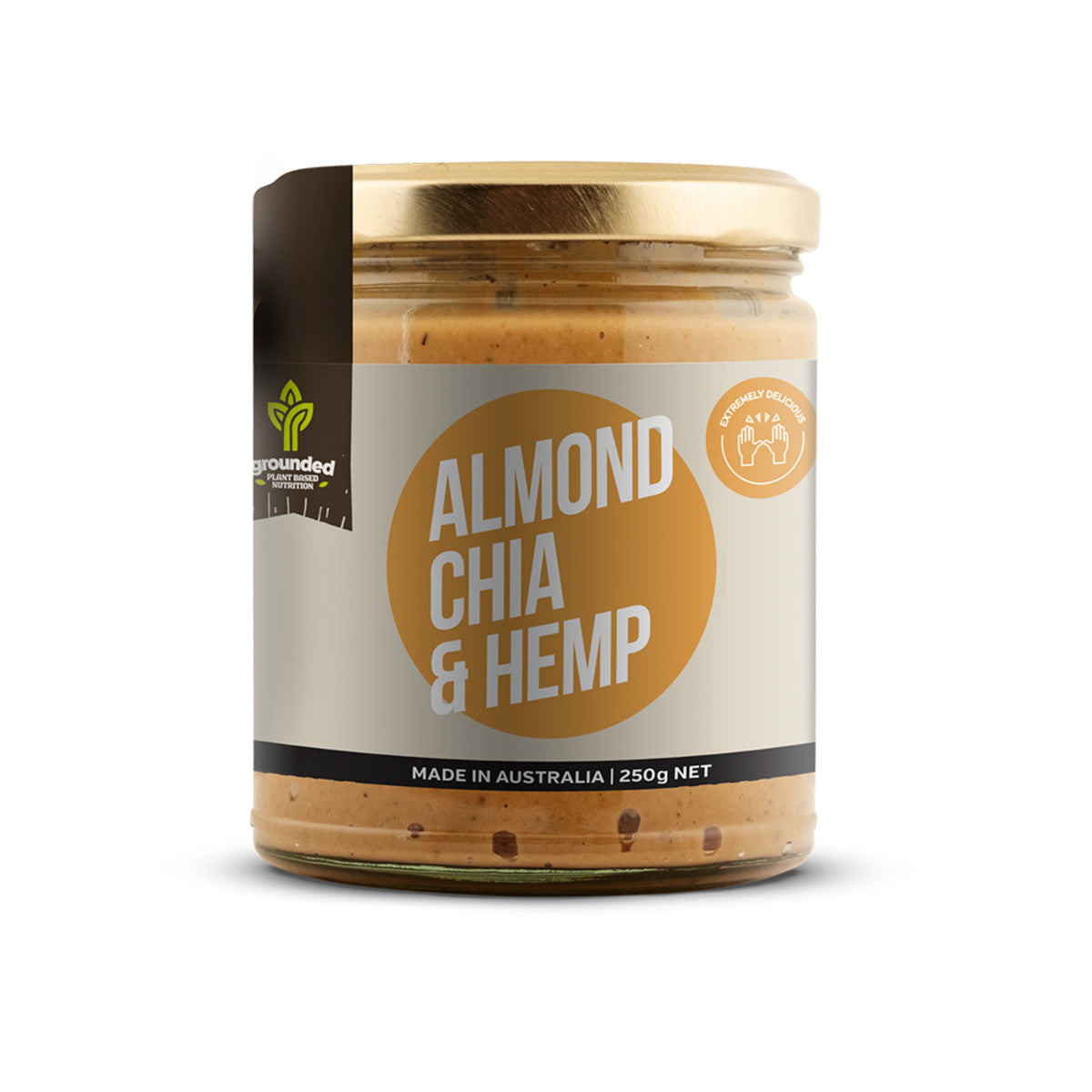 Grounded Spread Almond Chia and Hemp 250g