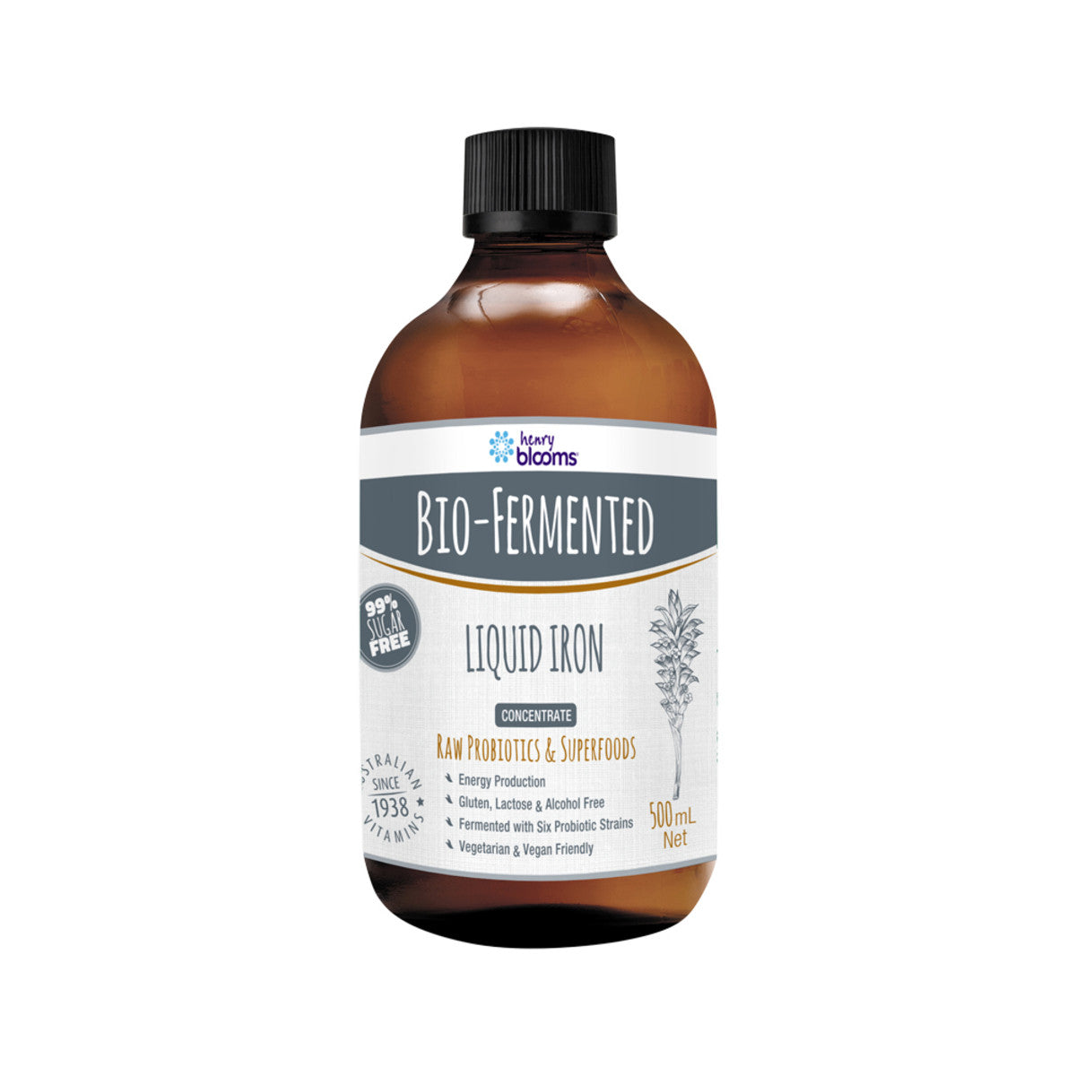 Henry Blooms - Bio Fermented Liquid Iron Concentrate