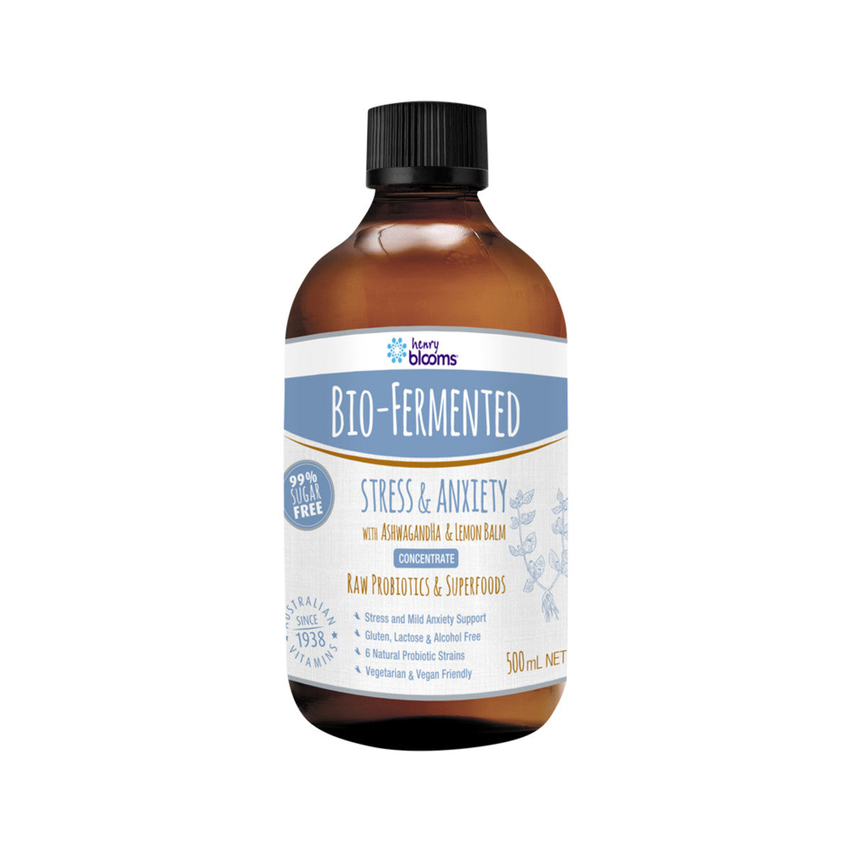 Henry Blooms - Bio Fermented Stress and Anxiety Concentrate