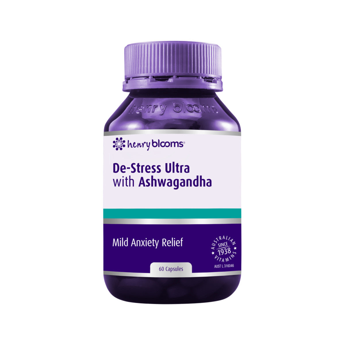 Henry Blooms - De Stress Ultra with Ashwagandha