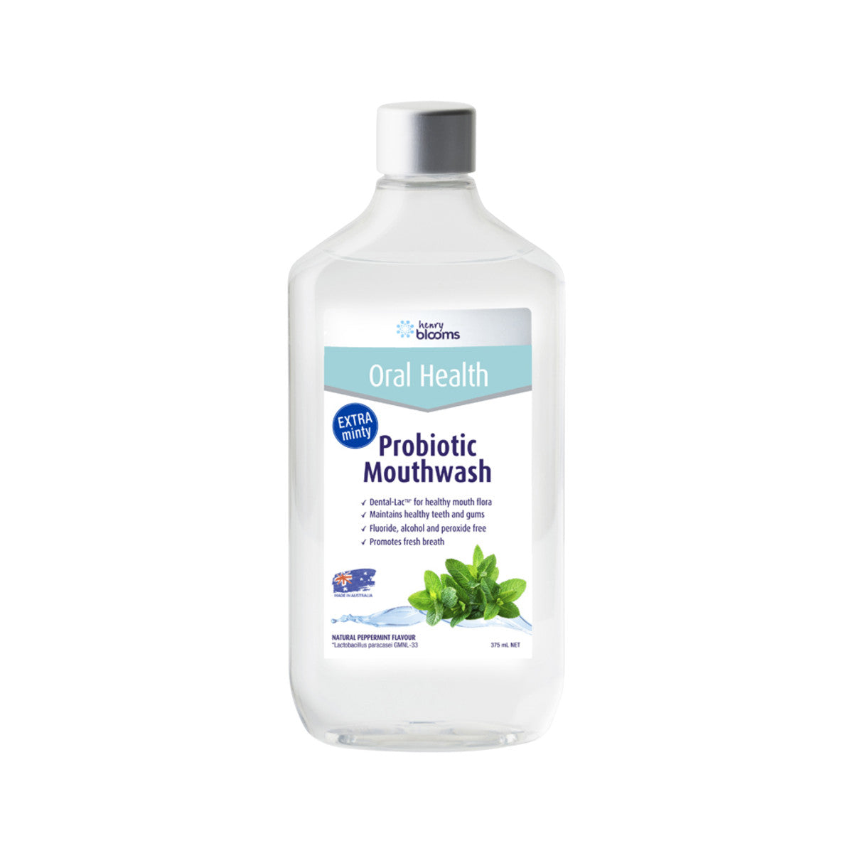 Henry Blooms - Probiotic Mouthwash Peppermint