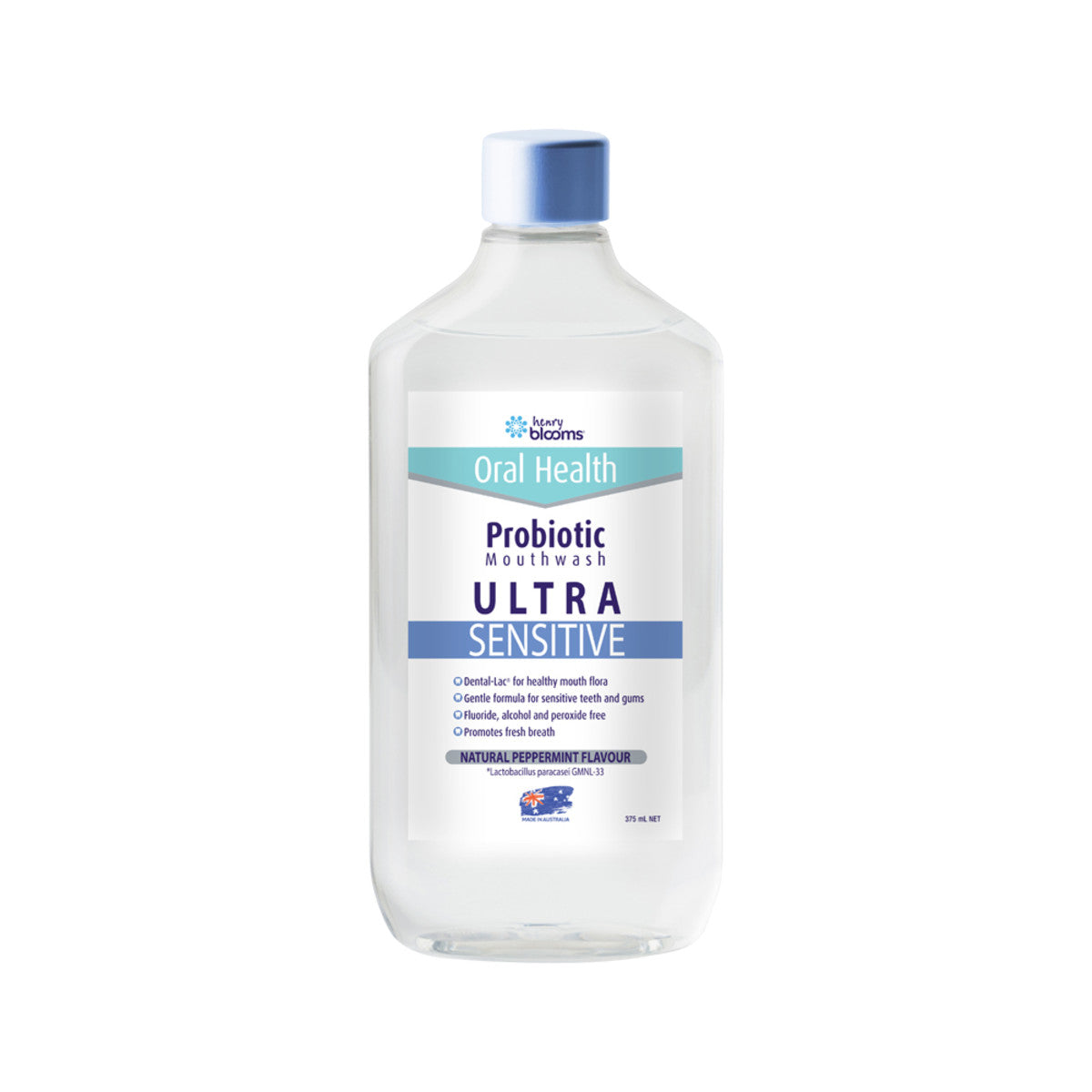 Henry Blooms - Probiotic Mouthwash Ultra Sensitive Peppermint